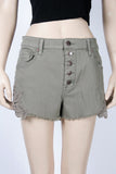 Mossimo Olive Green High Rise Shorts-Size 14/32