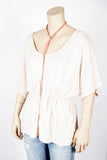 H&M Nude Dolman Sleeve Top-Size Small