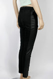 H&M Black Pleather Side Panel Pants-Size 8