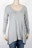 NWOT Free People Gray Swing Tee-Size Small