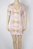 Free People Pink Bodycon Dress-Size 4