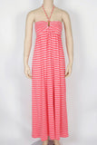 Forever 21 Striped Maxi Dress-Size Small