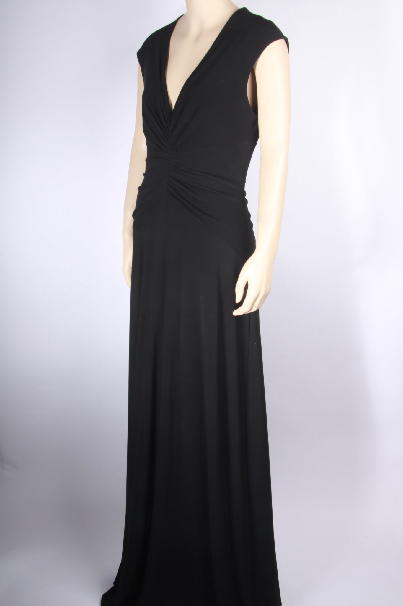 Laundry By Shelli Segal Black Maxi Dress-Size 8 Second Bite Laundry By Shelli Segal Black Maxi Dress-Size 8 Second Bite