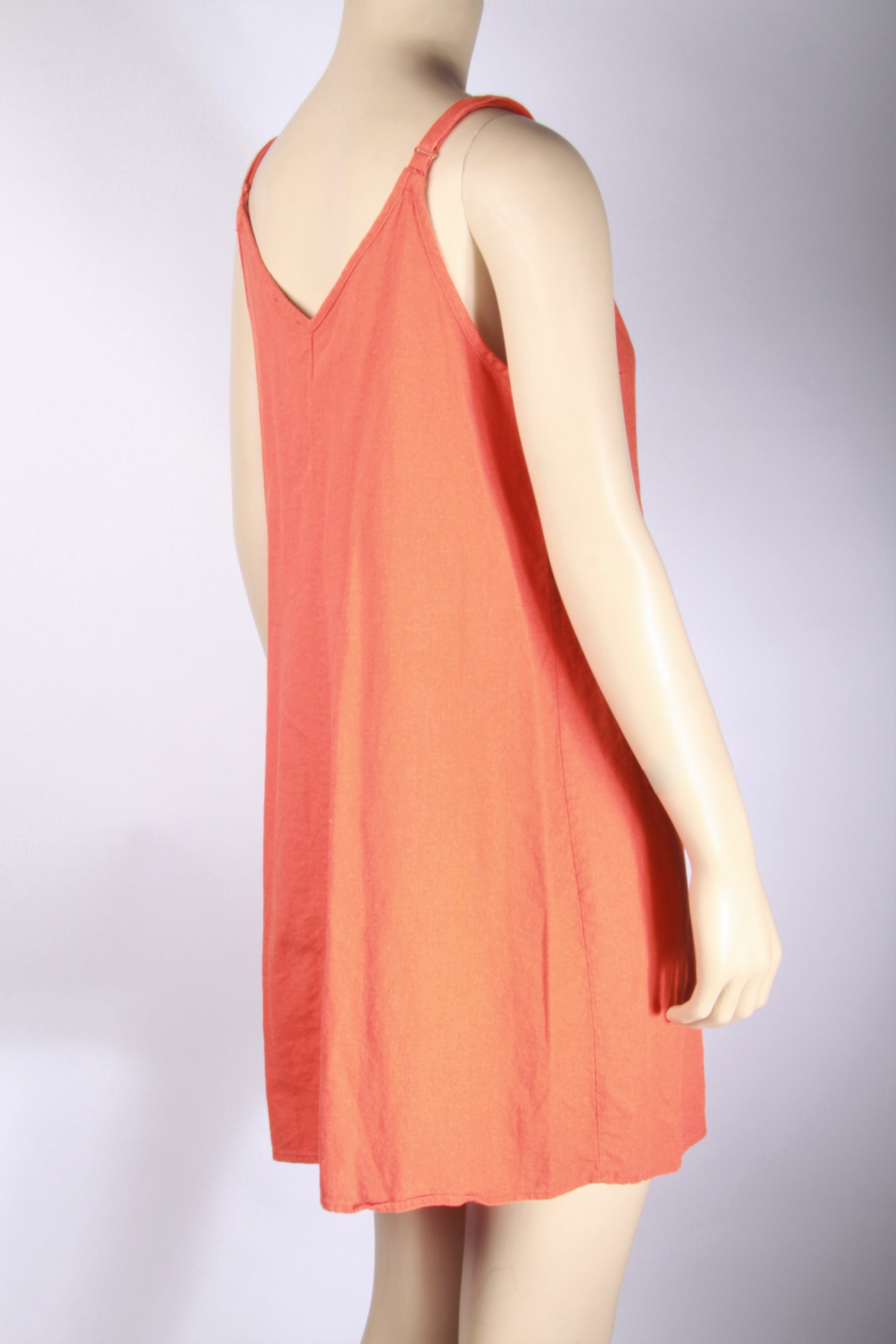 Cotton On Orange Woven "Margot" Slip Dress-Size Large Second Bite Cotton On Orange Woven "Margot" Slip Dress-Size Large Second Bite