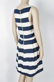 NWT Xhilaration Fit and Flare Striped Dress-Size Large