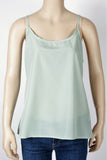 Charlotte Russe Sage Camisole-Size Large