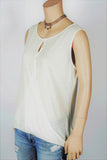 NWOT H&M Conscious Collection Cream Tank-Size Small