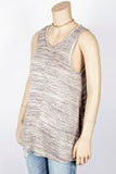 Knox Rose Sleeveless Space Dye Top-Size Small