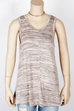 Knox Rose Sleeveless Space Dye Top-Size Small