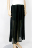 NWOT Forever 21 Half Sheer Chiffon Maxi-Size Small