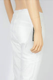 NWT Victoria's Secret "VS Midi" White Stretch Mid-Rise Jeans-Size 4