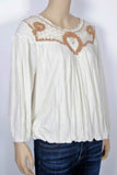 NWT Free People "Begonia" Embroidered Top-Size X-Small, Size Medium