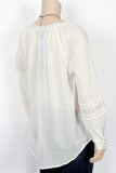 NWT Paige "Ava" White Blouse-Size Small