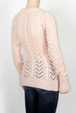 NWOT Delia's Pink Fuzzy Sweater-Size Small