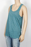 Urban Outfitters Blue Graphic Print Tank Top-Size Medium