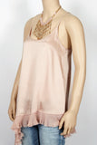 NWOT (Flawed) Elizabeth and James Angela Asymmetrical Satin Top-Size X-Small