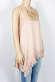 NWOT (Flawed) Elizabeth and James Angela Asymmetrical Satin Top-Size X-Small