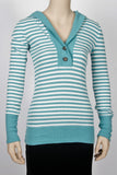 American Eagle Hooded Striped Top-Size Small