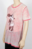 Disney Minnie Mouse Burnout Tee-Size Small