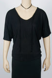 NWOT H&M Black Crop Top-Size Small
