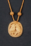 NWOT Wooden Carved Owl Necklace