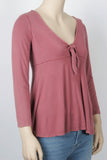 NWT American Eagle Soft & Sexy Tie Bodice Tee-Size Small
