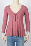 NWT American Eagle Soft & Sexy Tie Bodice Tee-Size Small