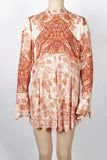 NWT Free People Lady Luck Print Tunic-Size Small