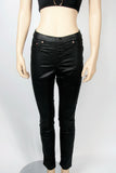NWT H&M Waxed/Coated Pull On Stretch Pants-Size 8