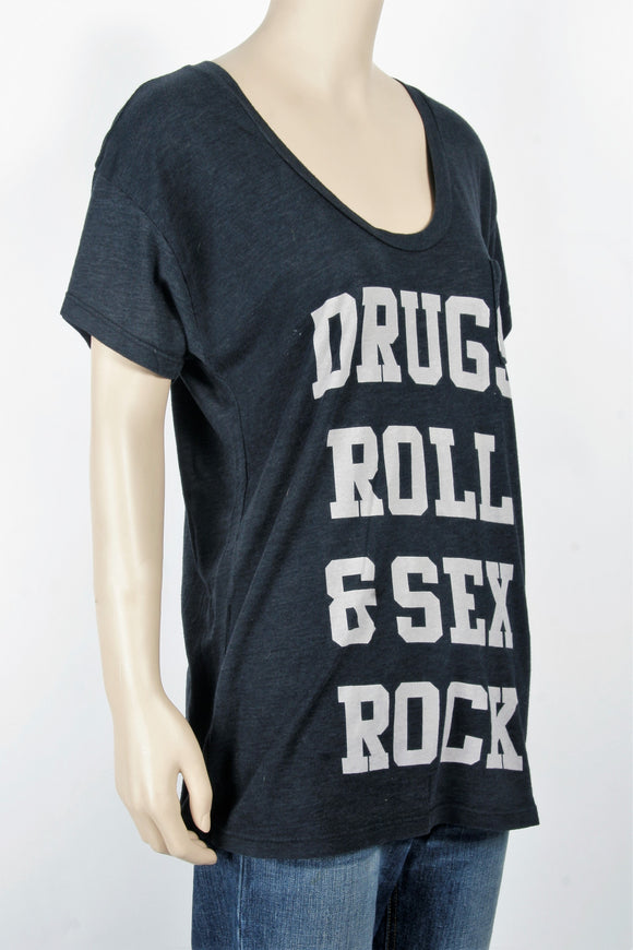 Urban Outfitters Truly Madly Deeply Graphic Rock Tee-Size Small