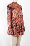 NWT Free People Lady Luck Print Tunic-Size X-Small