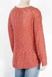 Delia's Rust Textured Sweater-Size Small