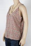 Abercrombie & Fitch Pink Floral Camisole-Size Small