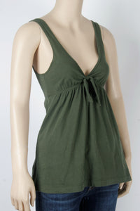 Abercrombie & Fitch Olive Tank Top-Size Small