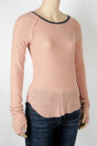NWOT Intimately Free People Dusty Pink Mesh Top-Size Small