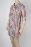 NWT Hot & Delicious Plaid Shirtdress-Size Small