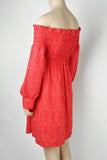 NWT Red Off The Shoulder Dress-Size Small