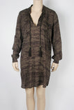 NWOT H&M Brown/Olive Dress-Size 6