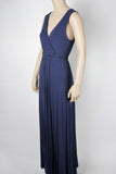 Nicole Richie Collection Navy Blue Knit Maxi Dress-Size X-Small
