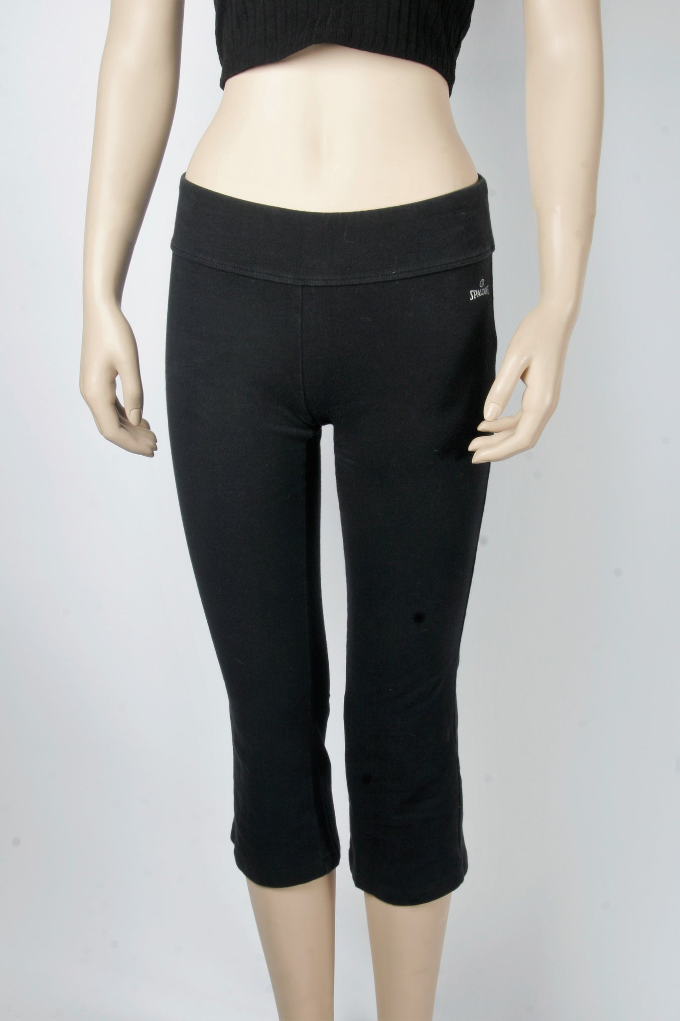 Spalding Cropped Yoga Pants-Size Small – Second Bite