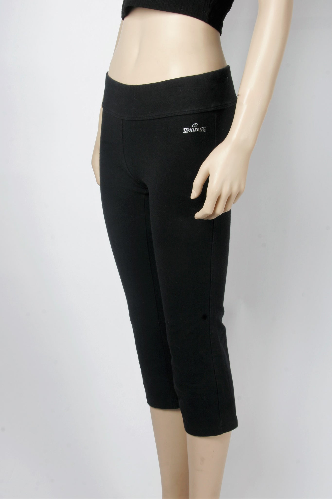 Spalding Cropped Yoga Pants-Size Small – Second Bite