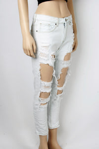 Forever 21 Ankle Length Distressed Jeans-Size 24