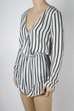 House of Harlow 1960 Melrose Striped Romper-Size Small