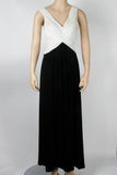 Sangria Black & White Bridesmaid Dress-Size 2