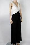 Sangria Black & White Bridesmaid Dress-Size 2