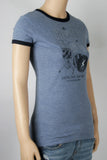 Aeropostale Free State Liberated Ladies Ringer Graphic Tee-Size X-Small