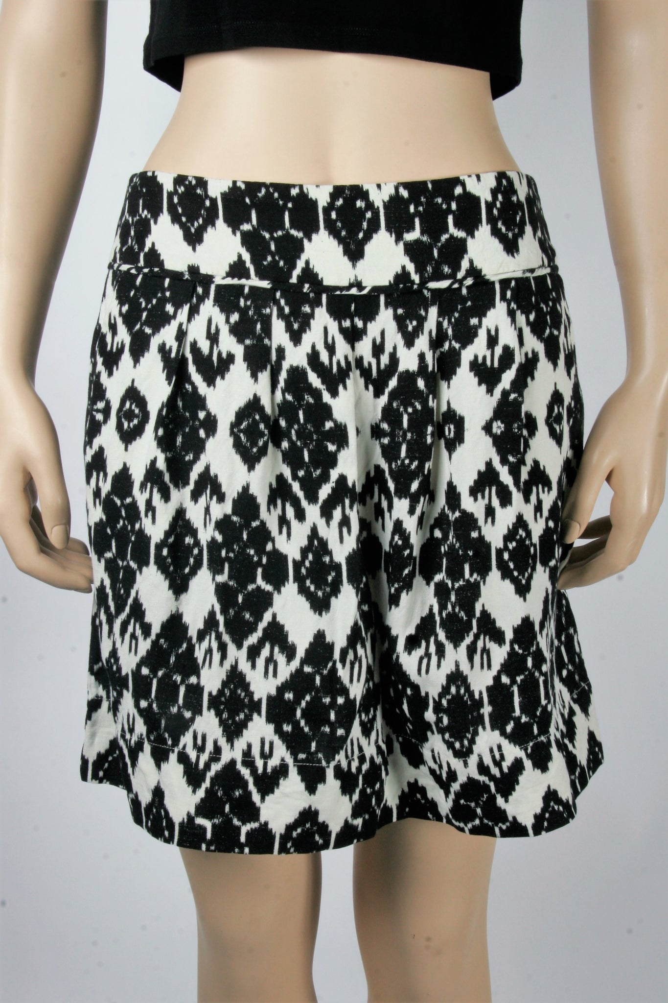 I purchased this Petite size 0 skirt from Ann Taylor. According to