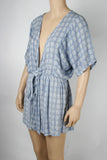 All in Favor Ikat Print Romper-Size Large