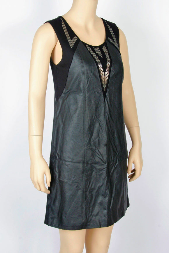 NWT Nicole Richie for Impulse Faux Leather Dress-Size 4