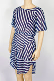 NWOT H&M Striped Dress/Swimsuit Cover Up-Size Small